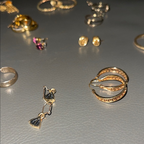 Vintage 13 Sets Elegant Hoop, Stud and Tassel Earring - Picture 3 of 7